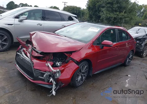 2022 Toyota Corolla Se z USA, uszkodzony, nr VIN 5YFS4MCE7NP125411